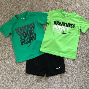 Toddler Boy Nike Shirts/Shorts Set